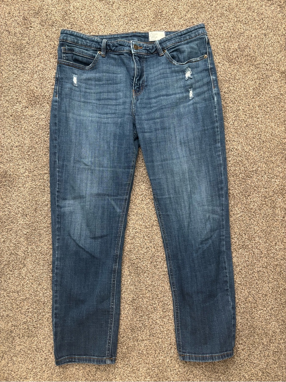 Cosmic Blue Love Boyfriend Jeans